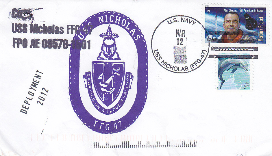 Beleg USS NICHOLAS FFG-47