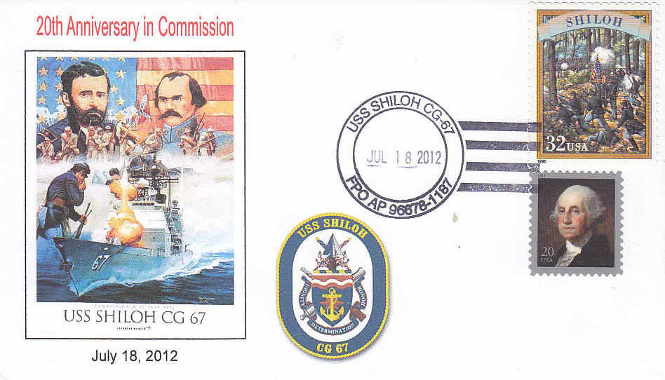 Beleg USS SHILOH CG-67 20 Jahre im Dienst