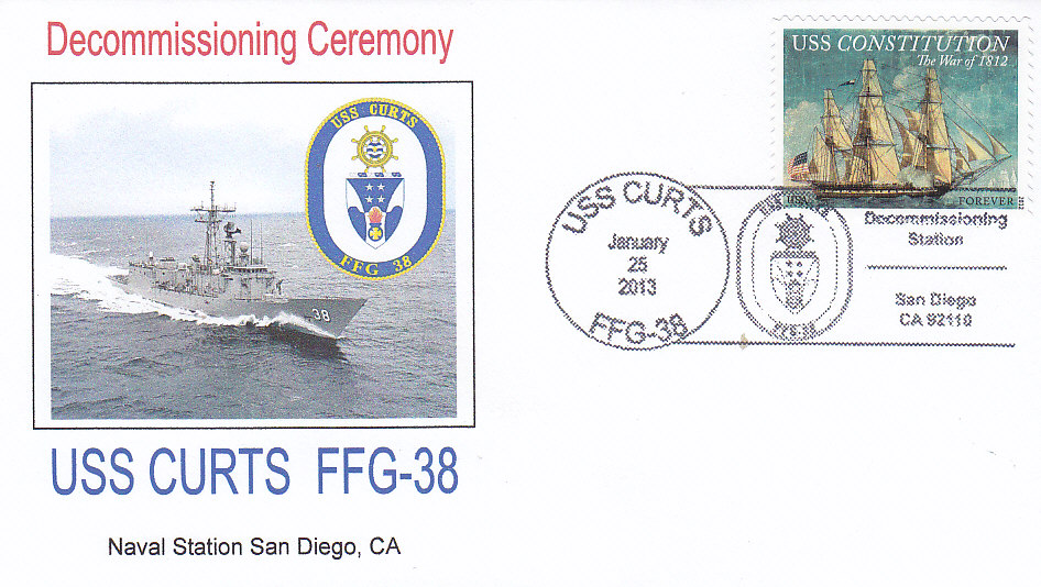 Beleg USS CURTS FFG-38 Decommissioning Ceremony