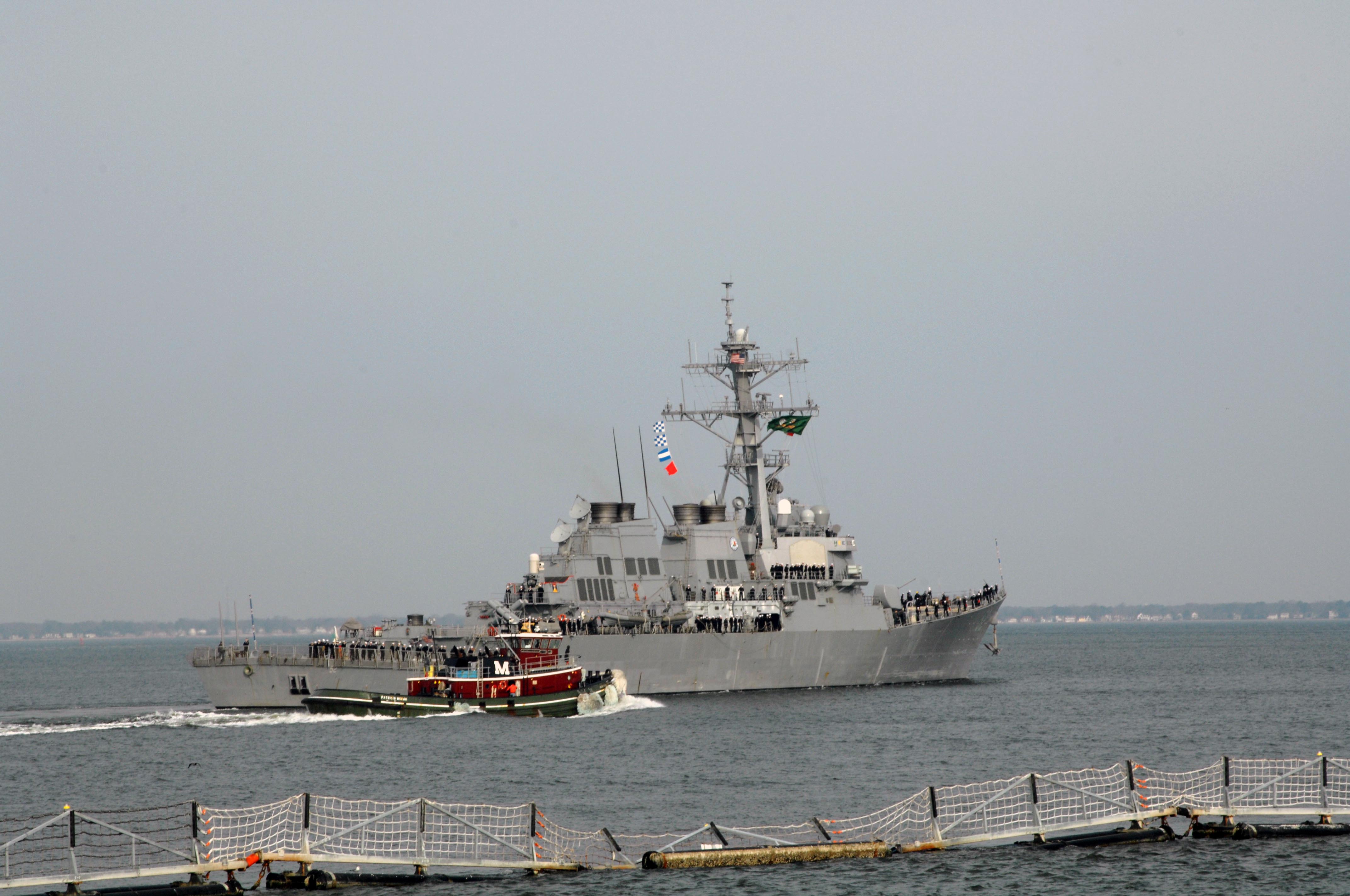 USS BARRY DDG-52 Auslaufen Norfolk 07.02.2013Bild: U.S. Navy