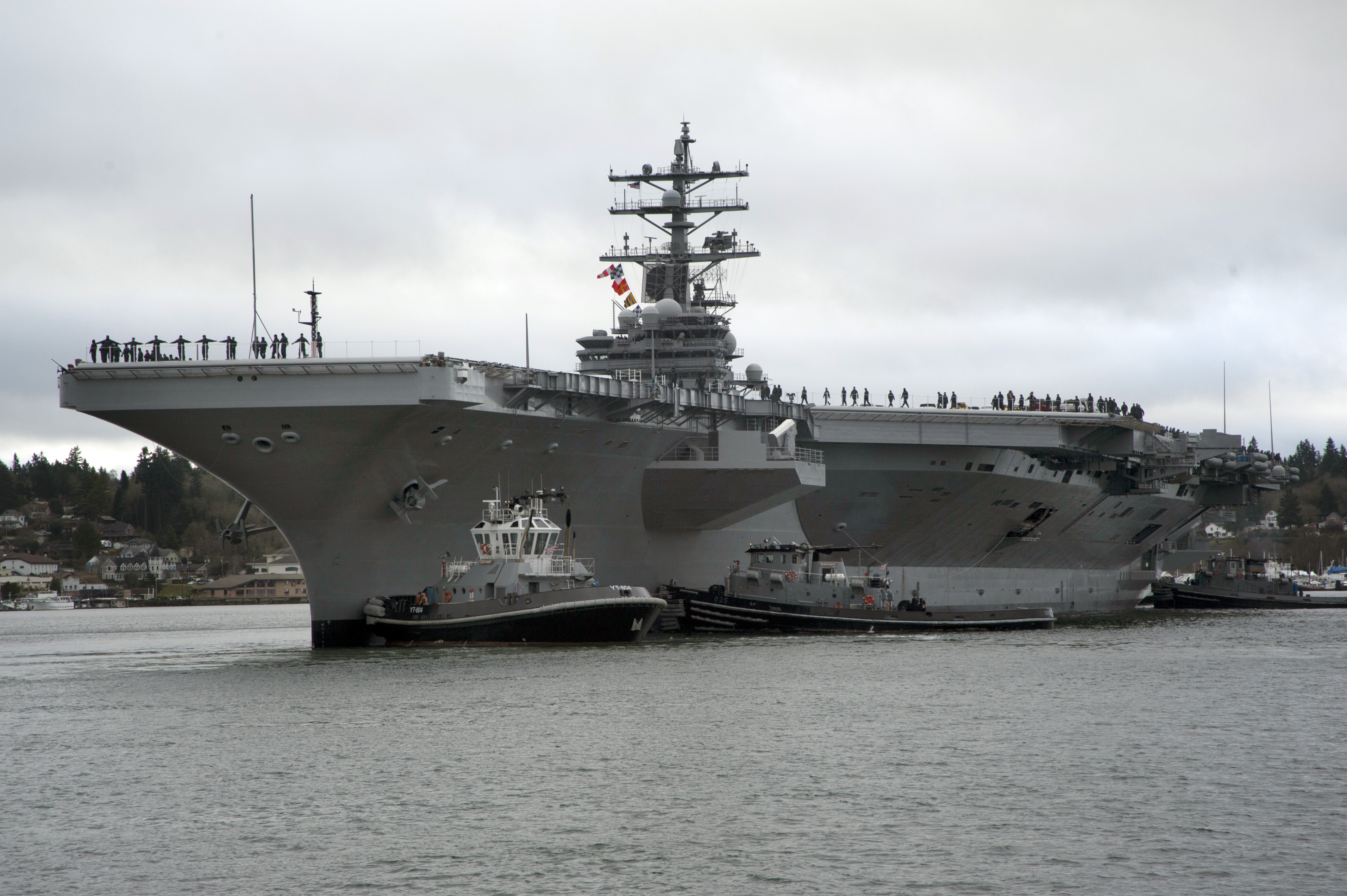 USS RONALD REAGAN CVN-76 Bremerton 18.03.2013Bild: U.S. Navy