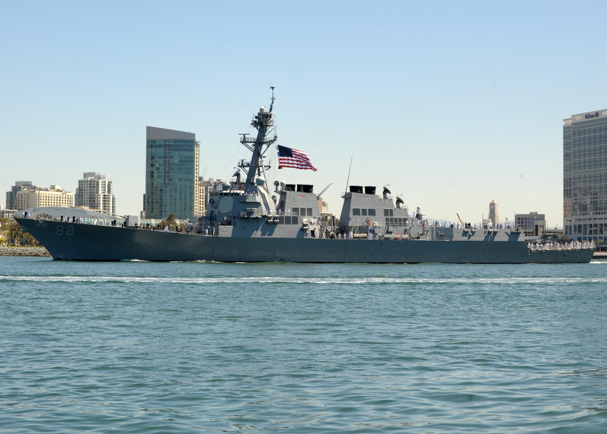 USS PREBLE DDG-88 Auslaufen San Diego 19.04.2013