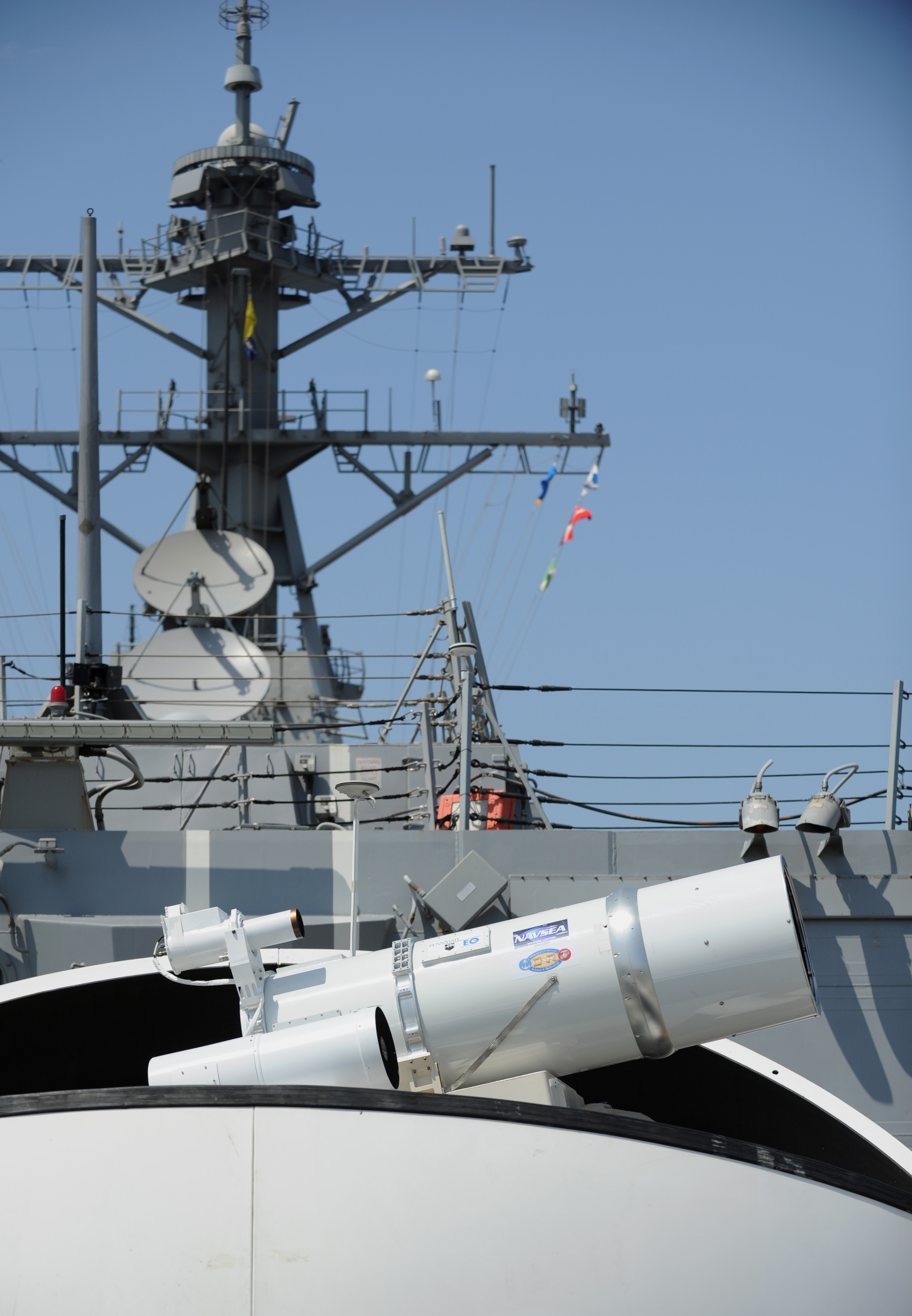 Laser-Kanone an Bord USS DEWEY DDG-105Bild: U.S. Navy