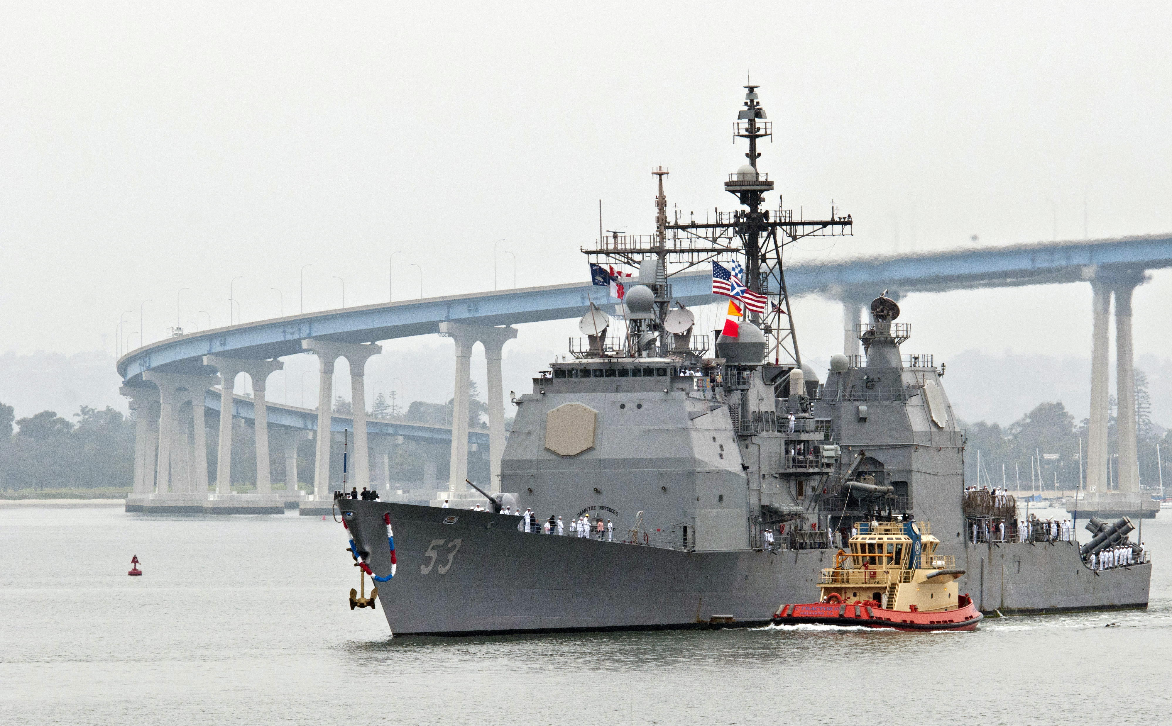 USS MOBILE BAY CG-53 San Diego 29.04.2013Bild: U.S. Navy