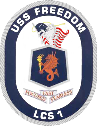 USS FREEDOM LCS-1 CrestGrafik: U.S. Navy