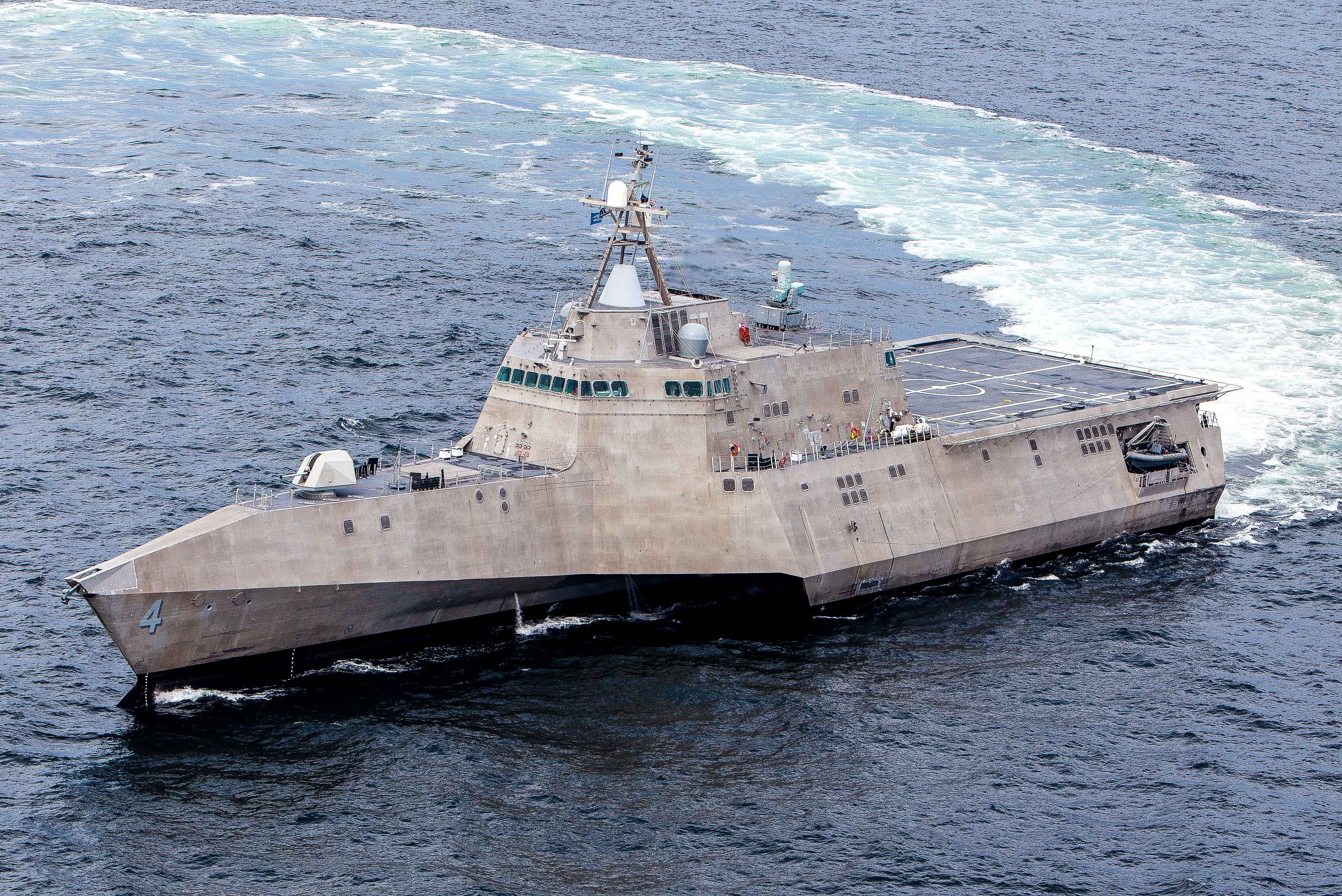 USS CORONADO LCS-4 See-ErprobungBild: Austal USA