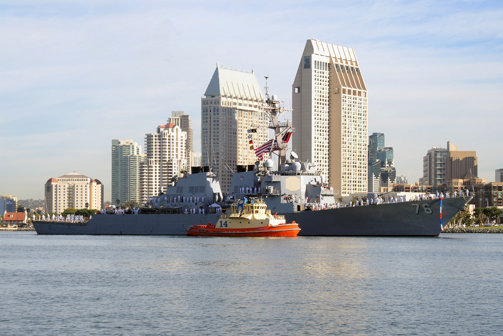 USS HIGGINS DDG-76 Einlaufen San Diego 07.10.2013Bild: U.S. Navy
