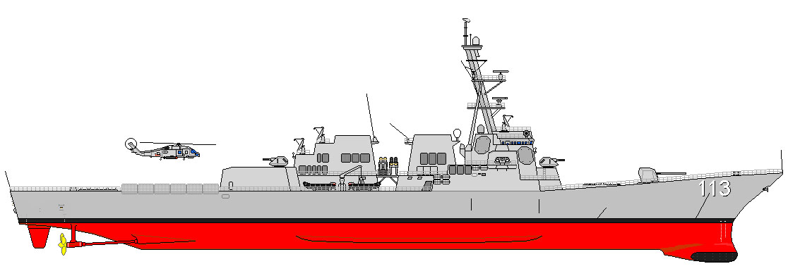 USS JOHN FINN DDG-113 GrafikQuelle unbekannt