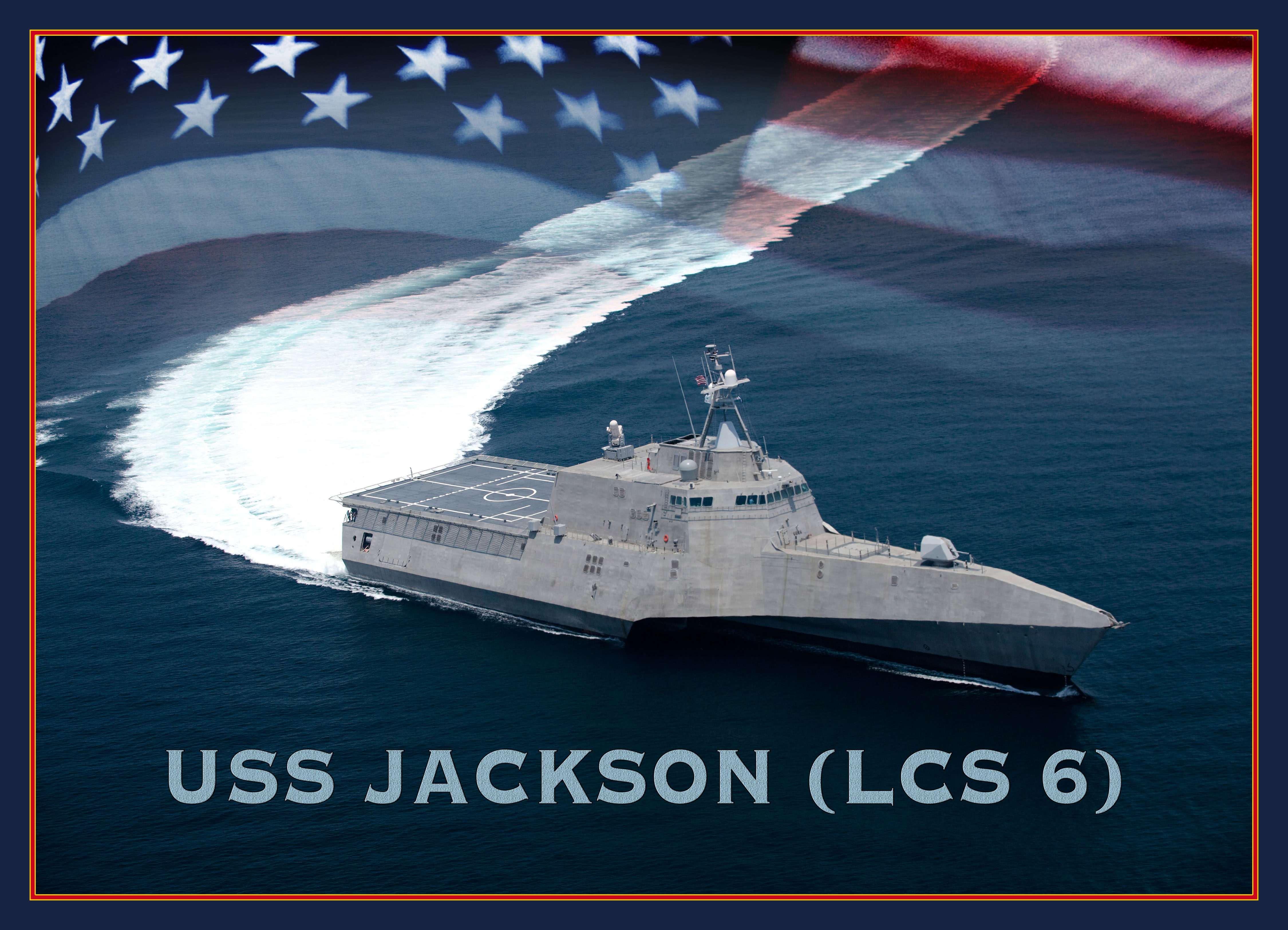 USS JACKSON LCS-6 Graphische Darstellung U.S. Navy