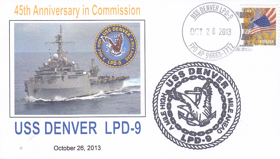 Belefg USS DENVER LPD-9 45 Jahre im Dienst