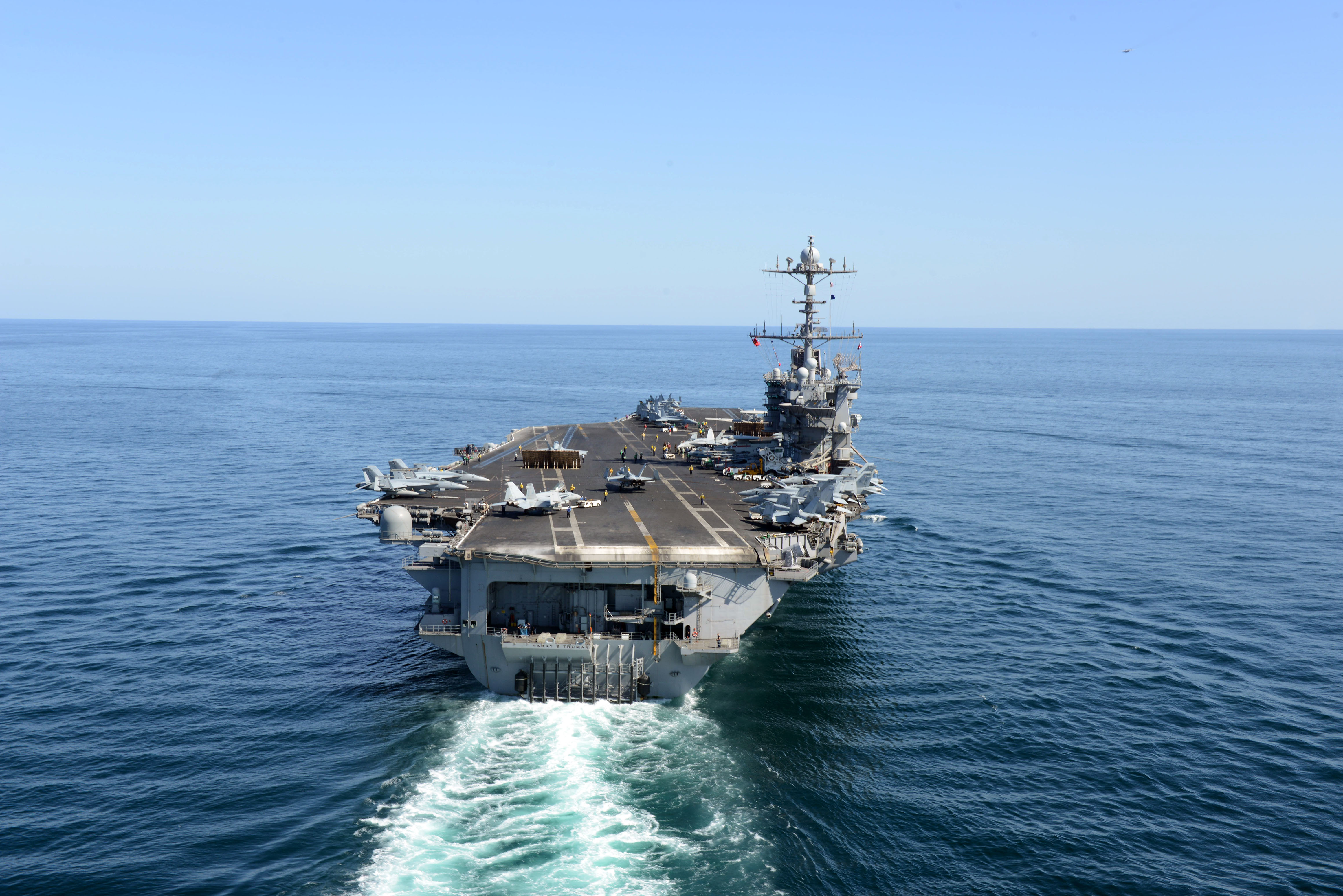 USS HARRY S. TRUMAN CVN-75 am 11.11.2013 im Arabischen Meer Bild: U.S. Navy