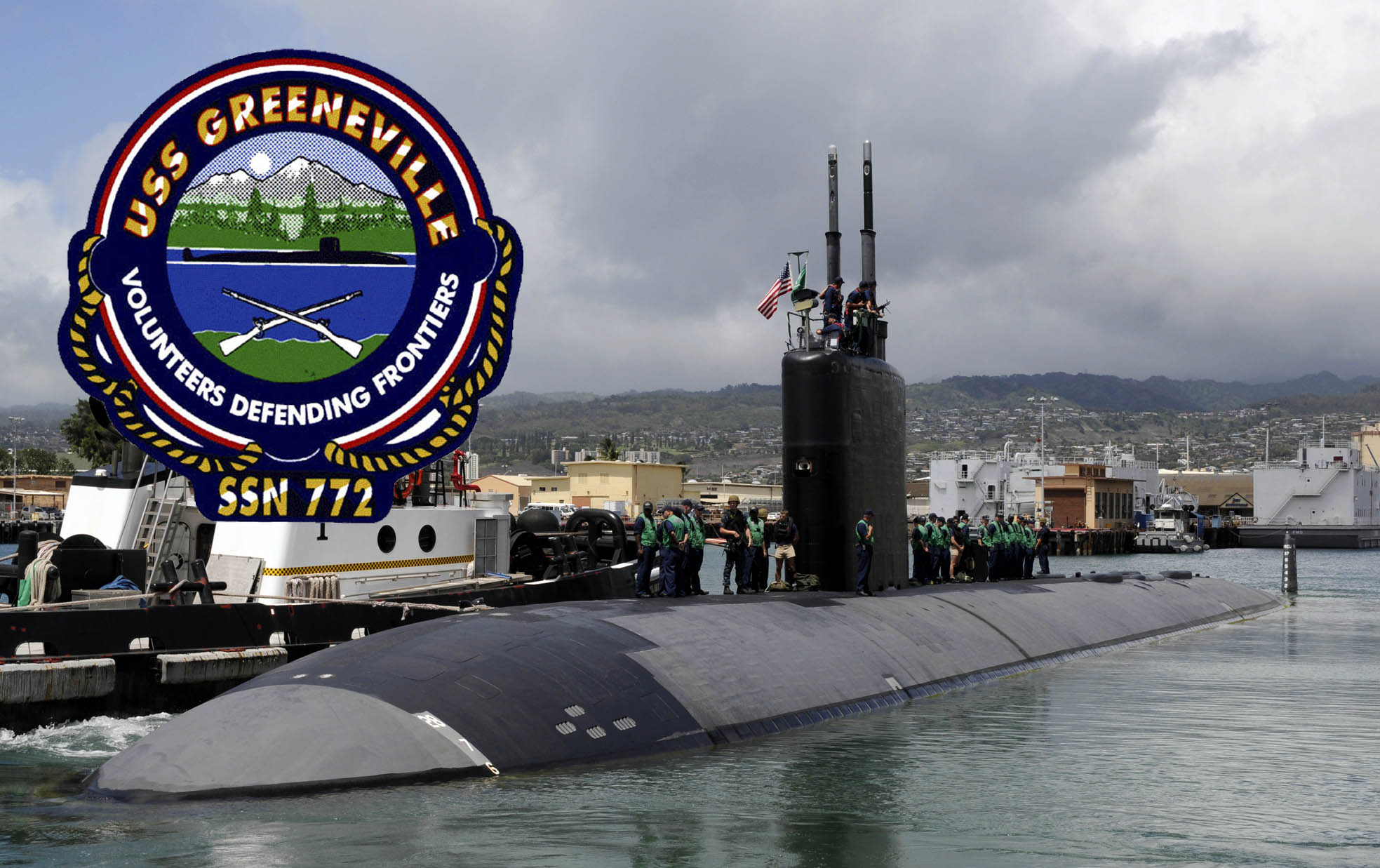 USS GREENEVILLE SSN-772 Bild und Grafik: U.S. Navy