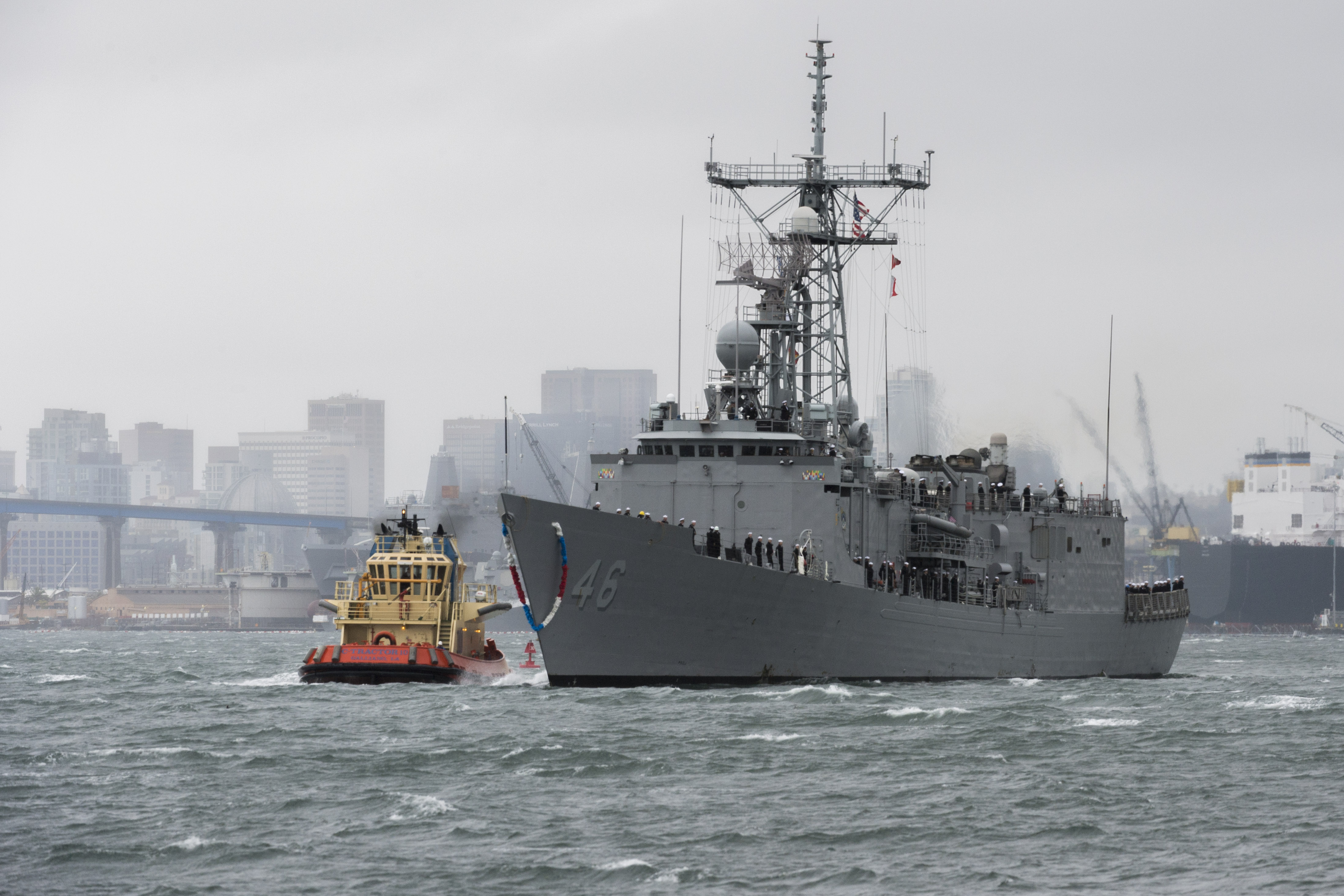 USS RENTZ FFG-46 Einlaufen San Diego 28.02.2014 Bild: U.S. Navy