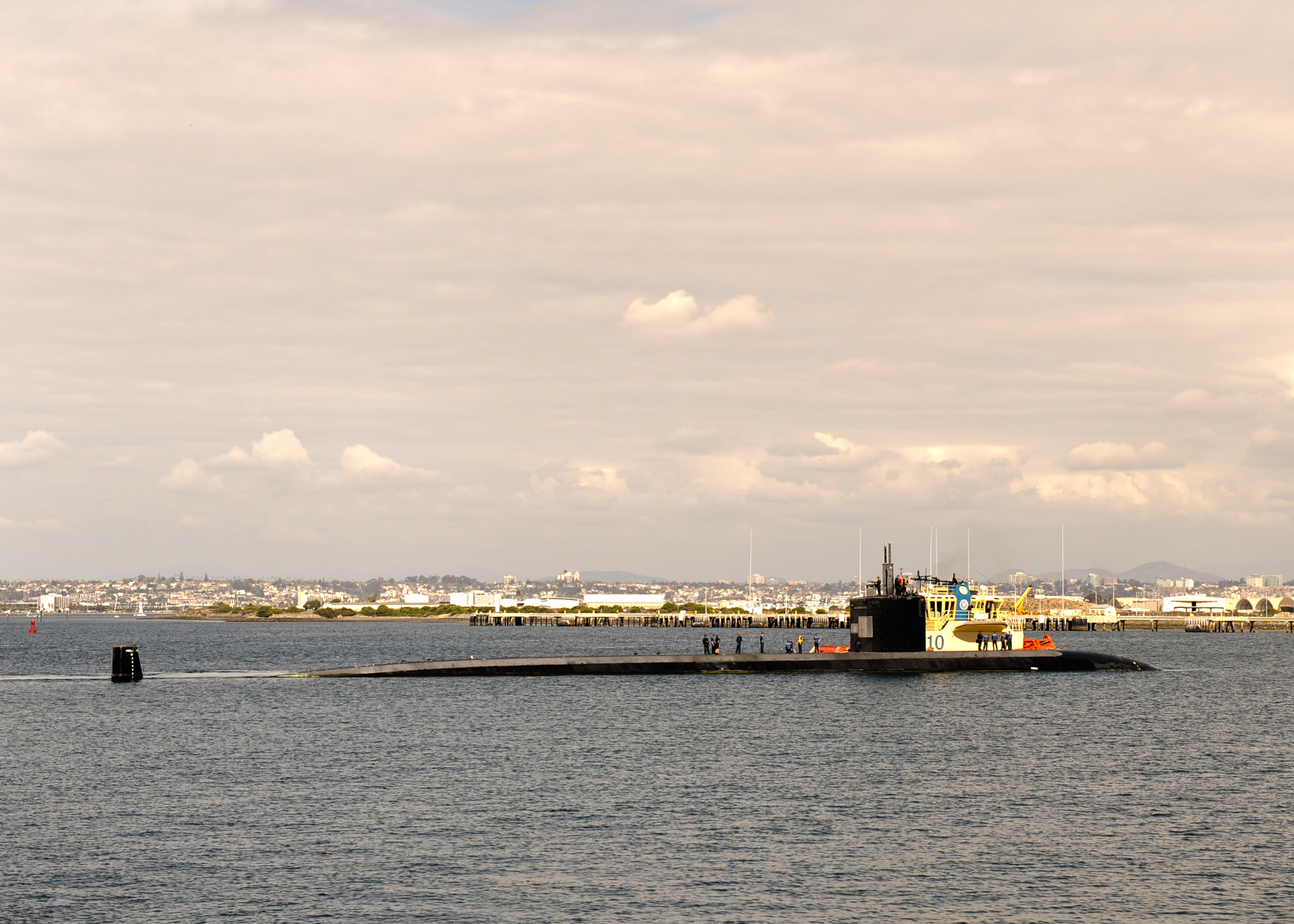 USS HAMPTON SSN-767 Auslaufen San Diego 26.02.2014 Bild: U.S. Navy