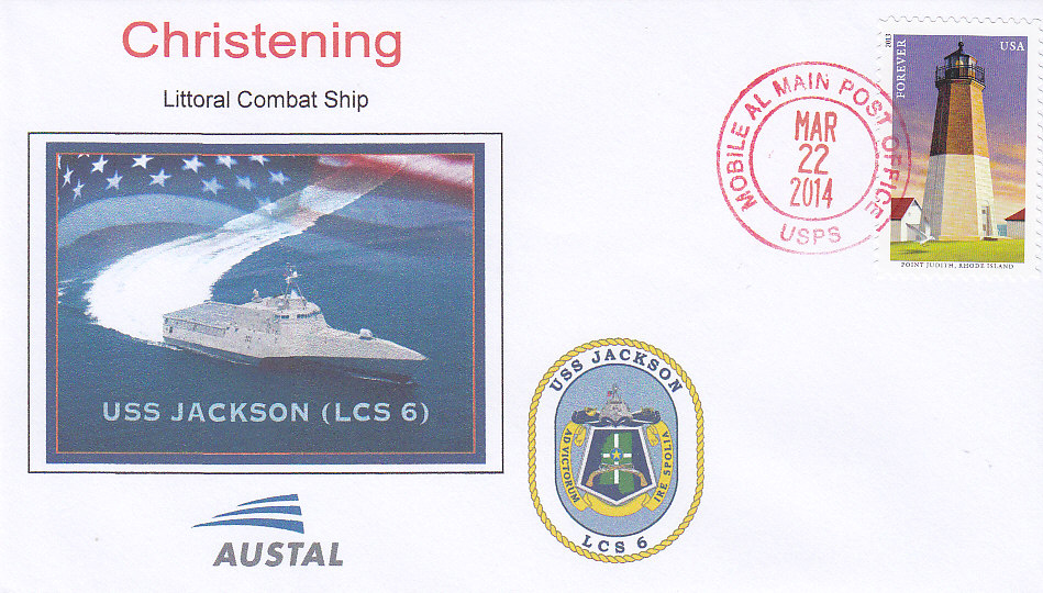 Beleg USS JACKSON LCS-6 Christening