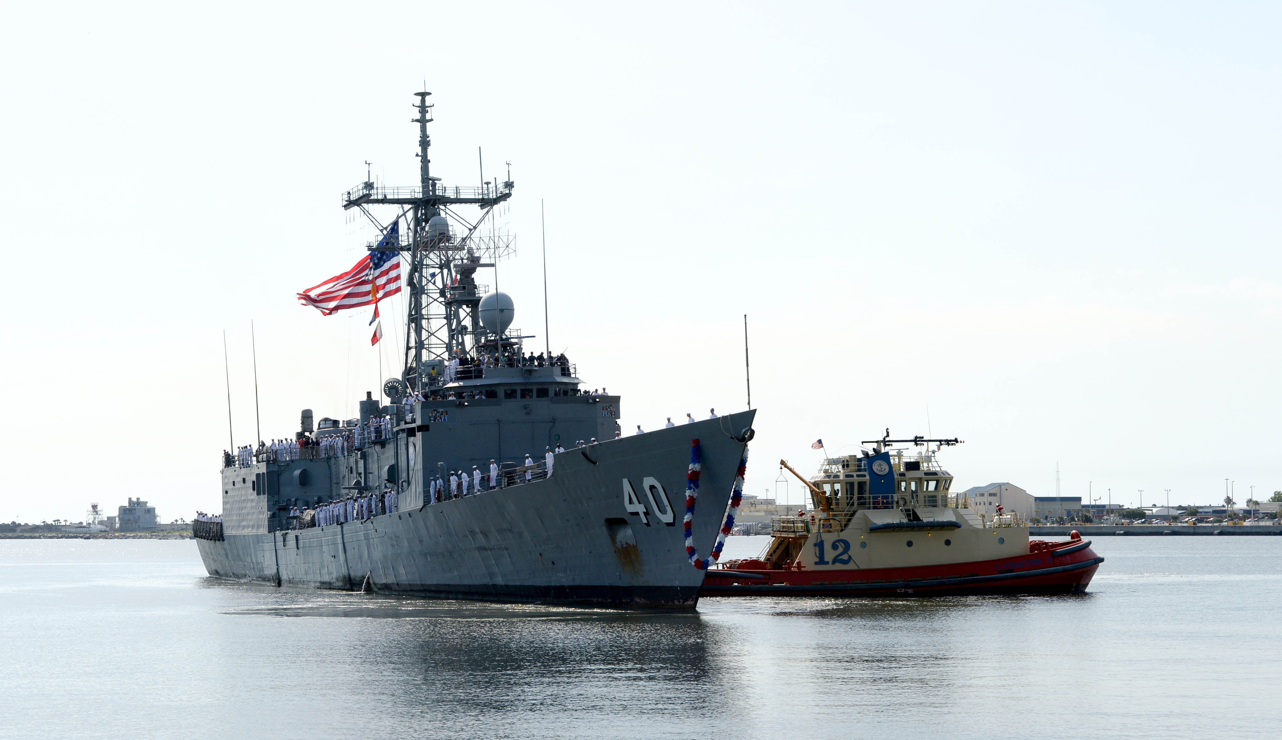 USS HALYBURTON FFG-40 Einlaufen Mayport 04.06.2014 Bild: U.S. Navy