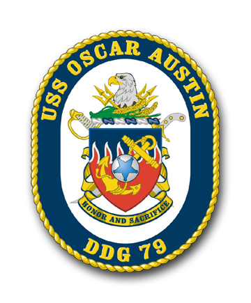 USS OSCAR AUSTIN DDG-79 Crest Grafik: U.S. Navy