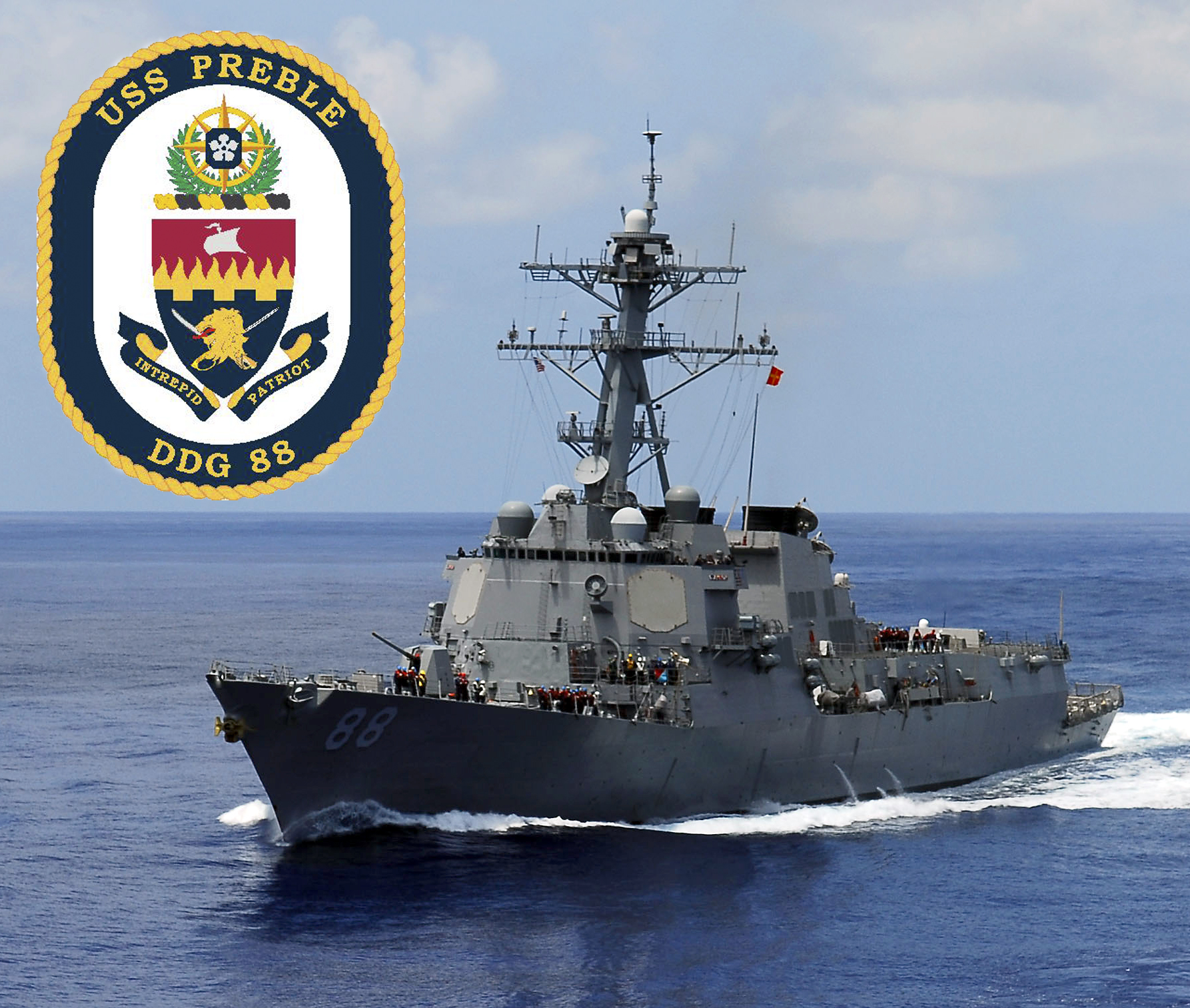 USS PREBLE DDG-88 Bild und Grafik: U.S. Navy