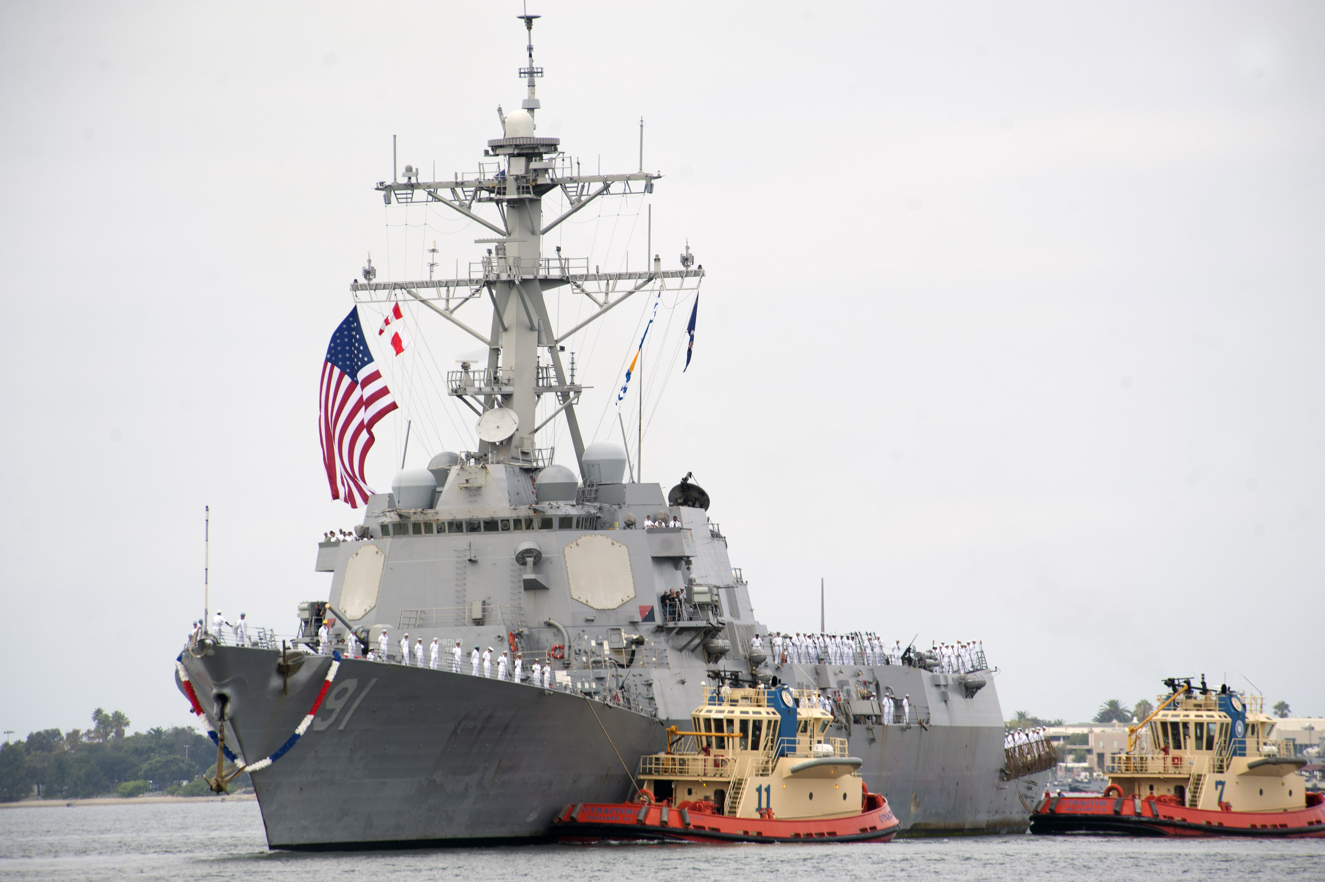 USS PINCKNEY DDG-91 Einlaufen San Diego am 21.08.2014 Bild: U.S. Navy