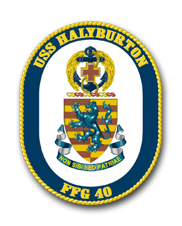 USS HALYBURTON FFG-40 Crest Grafik: U.S. Navy