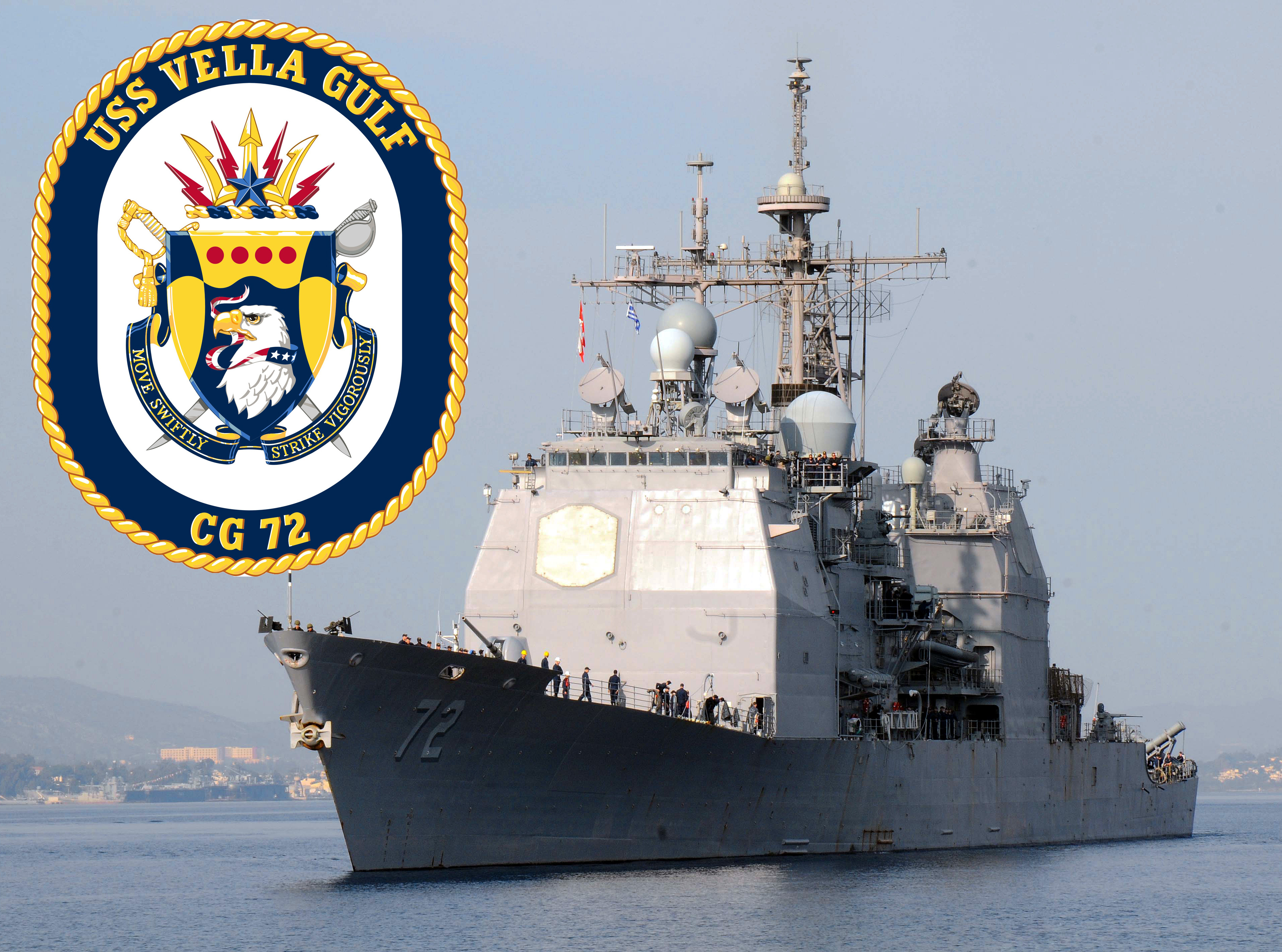 USS VELLA GULF CG-72 Bild und Grafik: U.S. Navy