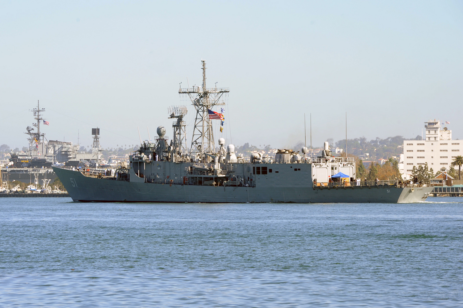 USS GARY FFG-51 Auslaufen San Diego am 24.09.2014 Bild: U.S. Navy