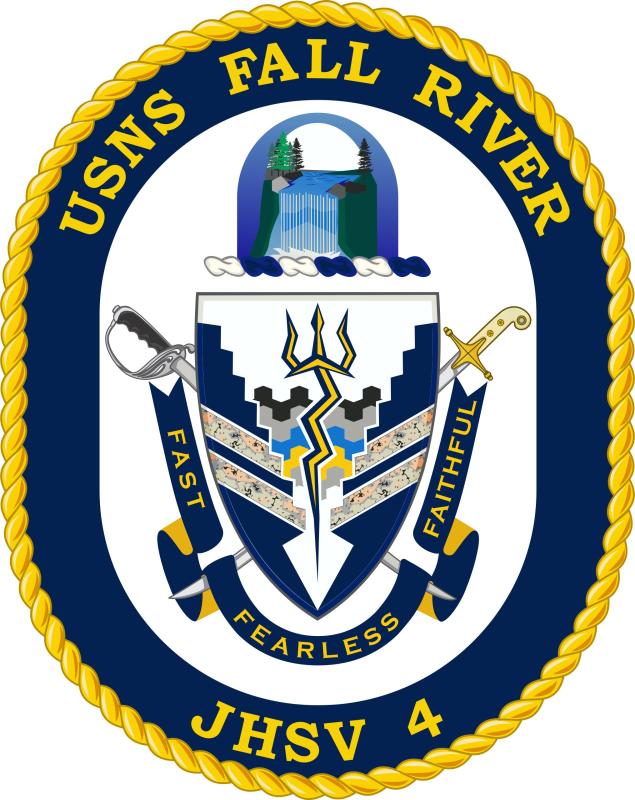 USNS FALL RIVER JHSV-4 Crest Grafik: U.S. Navy