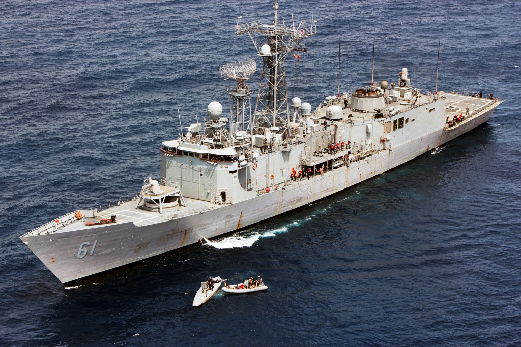 USS INGRAHAM FFG-61 am 18.05.2014 im Pazifik Bild: U.S. Navy