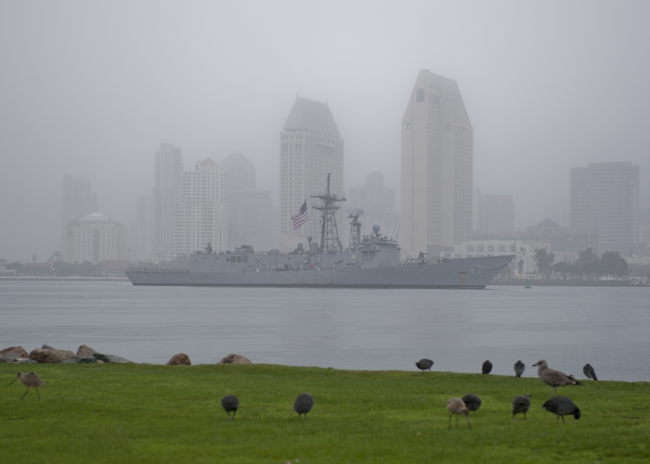 USS VANDEGRIFT FFG-48 Einlaufen San Diego am 12.12.2014 Bild: U.S. Navy