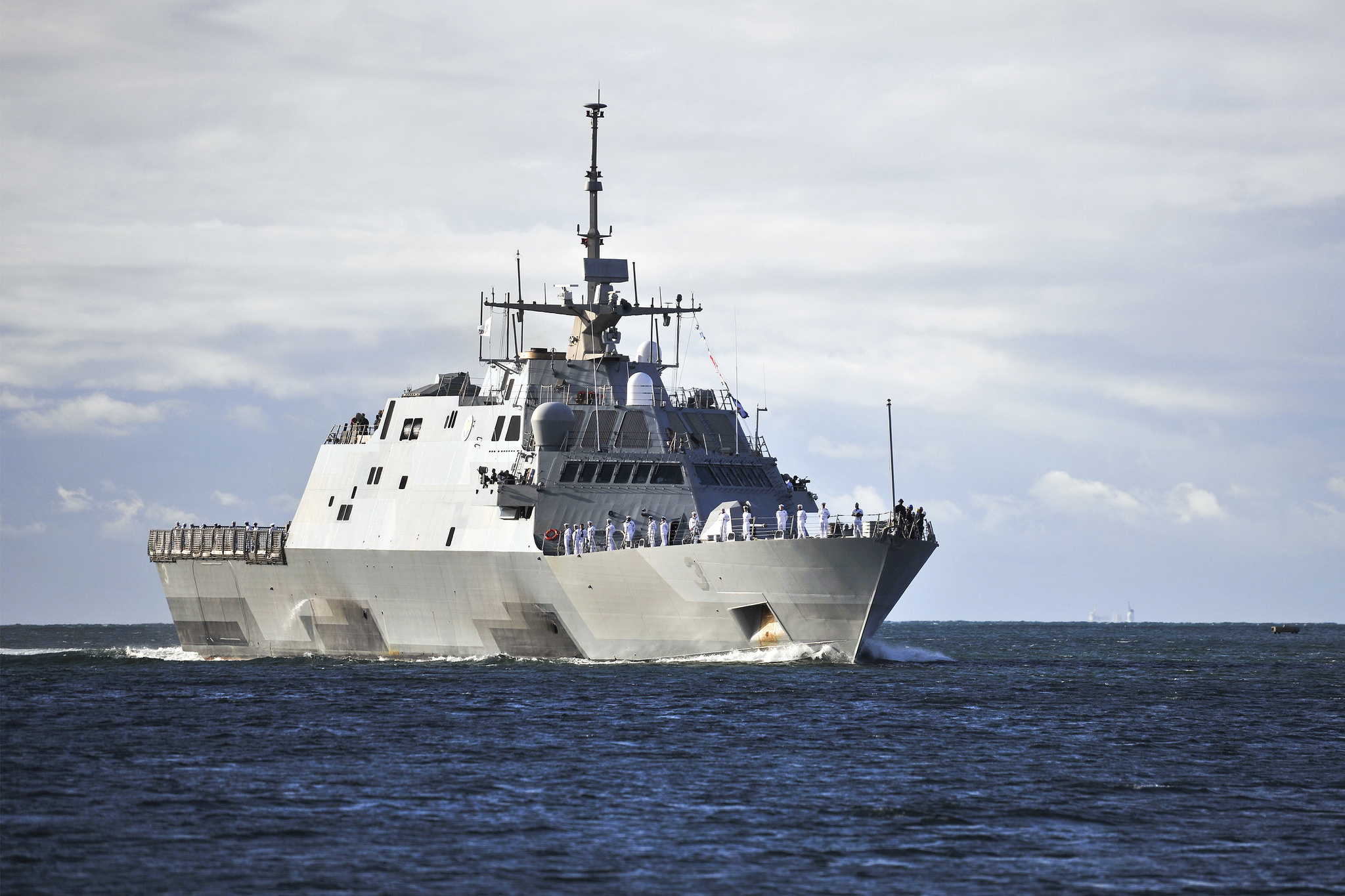 USS FORT WORTH LCS-3 im November 2014 vor Hawaii Bild: U.S. Navy