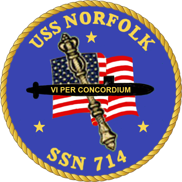 USS NORFOLK SSN-714 Crest Grafik: U.S. Navy