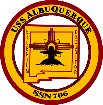 USS ALBUQUERQUE SSN-706 Crest Grafik: U.S. Navy