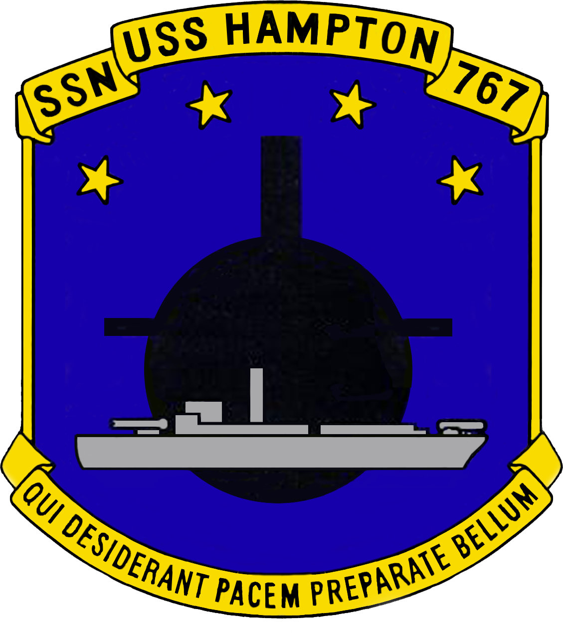 USS HAMPTON SSN-767 Crest Grafik: U.S. Navy