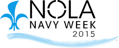 Navy Week New Orleans 2015 Logo Grafik: 2015 NolaNavyWeek.com