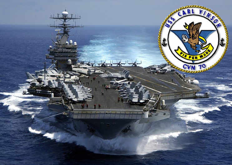 USS CARL VINSON CVN-70 Bild und Grafik: U.S. Navy