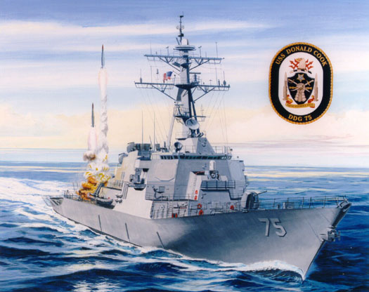 USS DONALD COOK DDG-75 Grafik: U.S. Navy