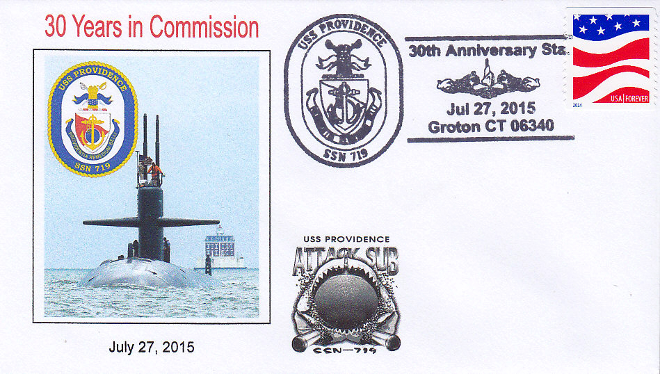 Beleg USS PROVIDENCE SSN-719  30 Jahre im Dienst