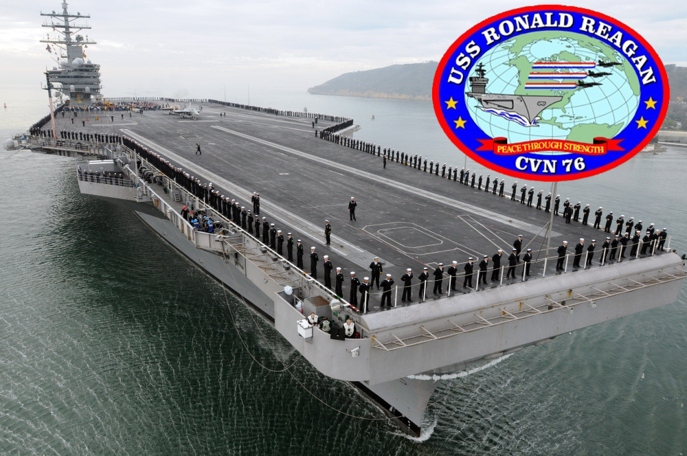 USS RONALD REAGAN CVN-76 Bild und Grafik: U.S. Navy