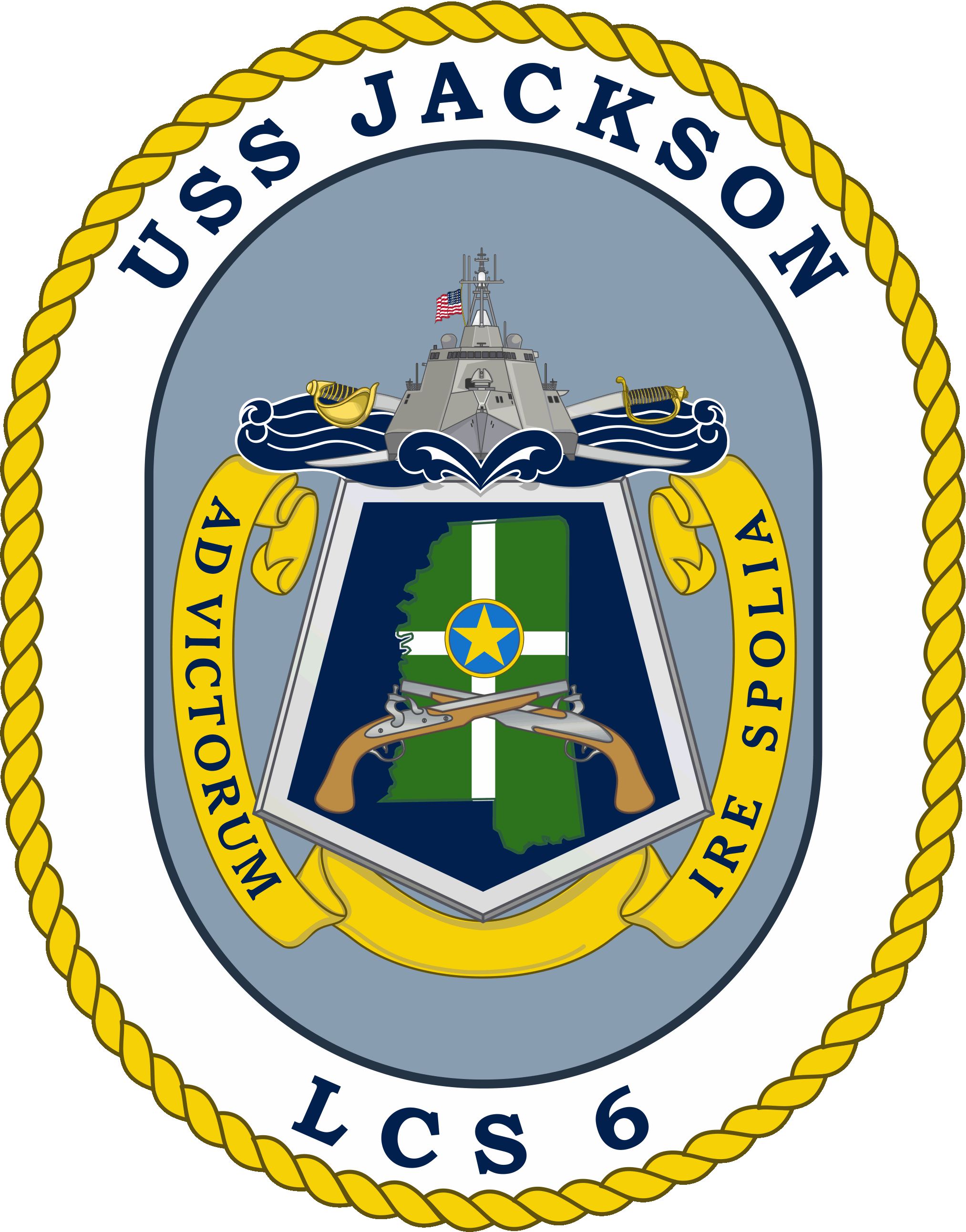 USS JACKSON LCS-6 Crest Grafik: U.S. Navy