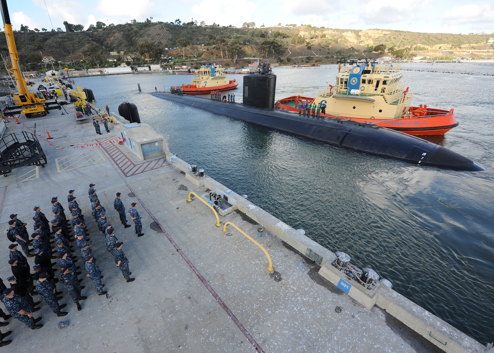 USS ALEXANDRIA SSN-757 Ankunft San Diego am 10.11.2015 Bild: U.S. Navy
