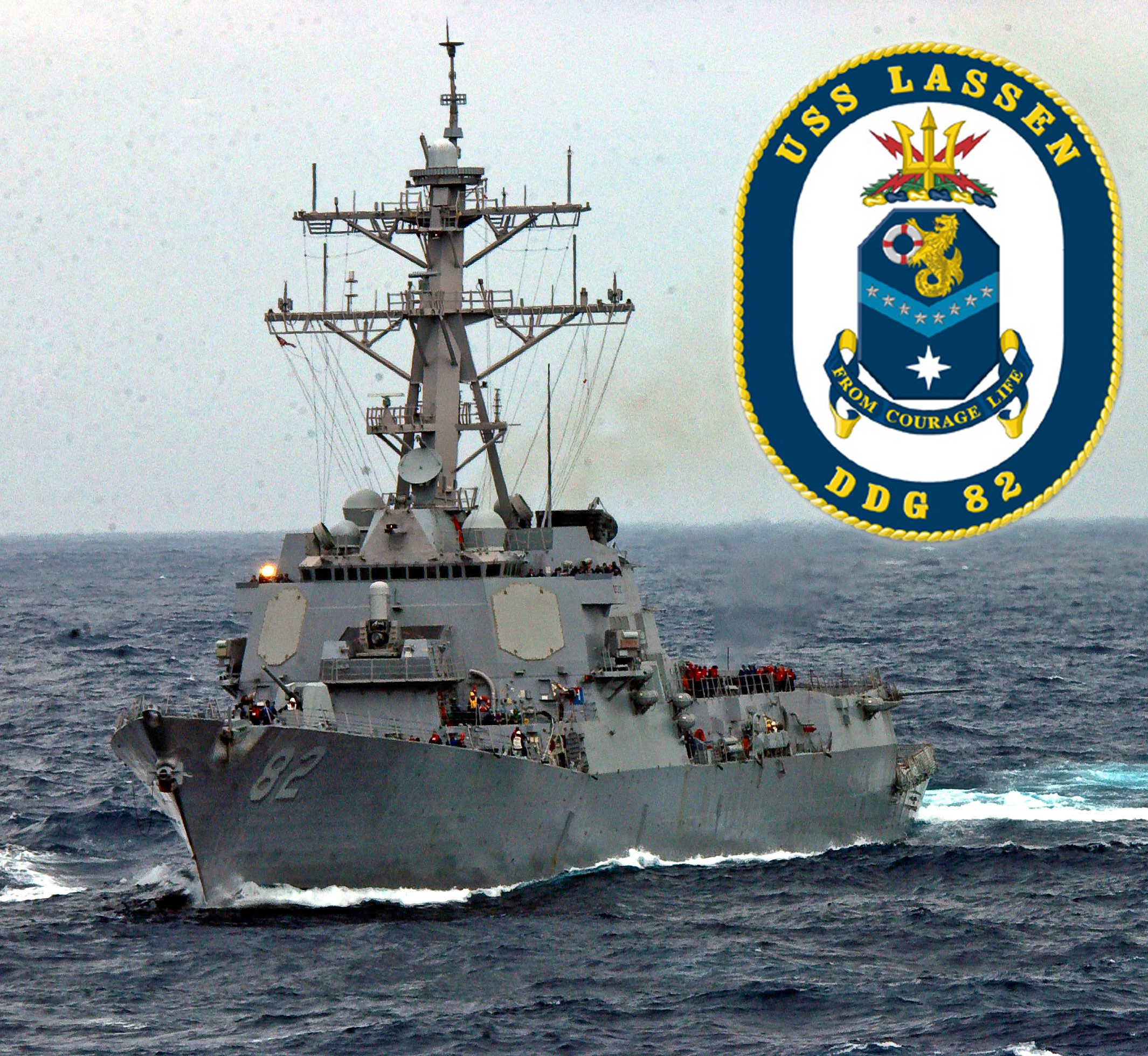 USS LASSEN DDG-82 Bild und Grafik: U.S. Navy