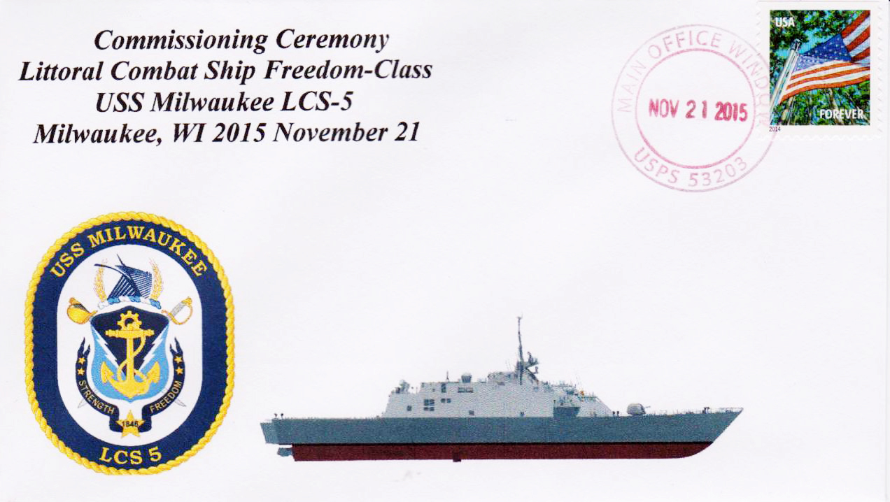 USS MILWAUKEE LCS-5 Indienststellung von Karl Friedrich Weyland