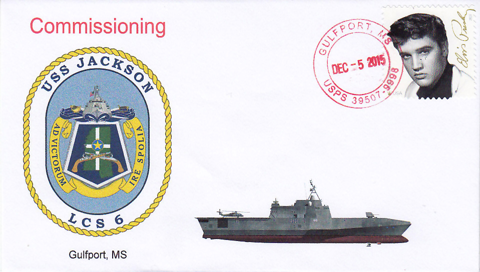 Beleg USS JACKSON LCS-6 Indienststellung