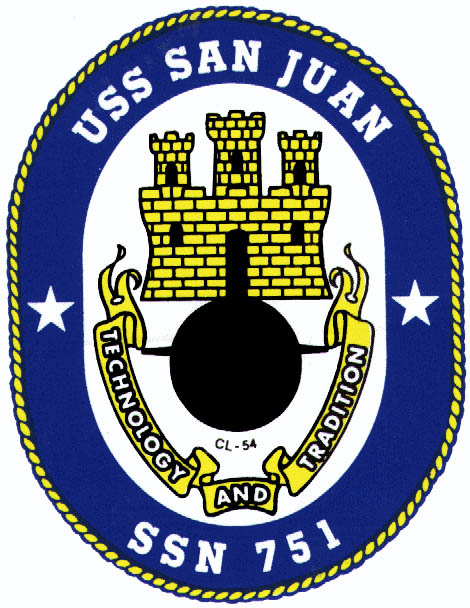 USS SAN JUAN SSN-751 Crest Grafik: U.S. Navy
