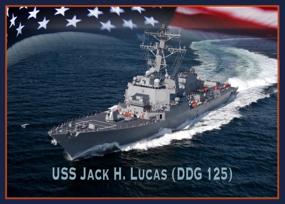 USS JACK H. LUCAS DDG-125 Grafik: U.S. Navy