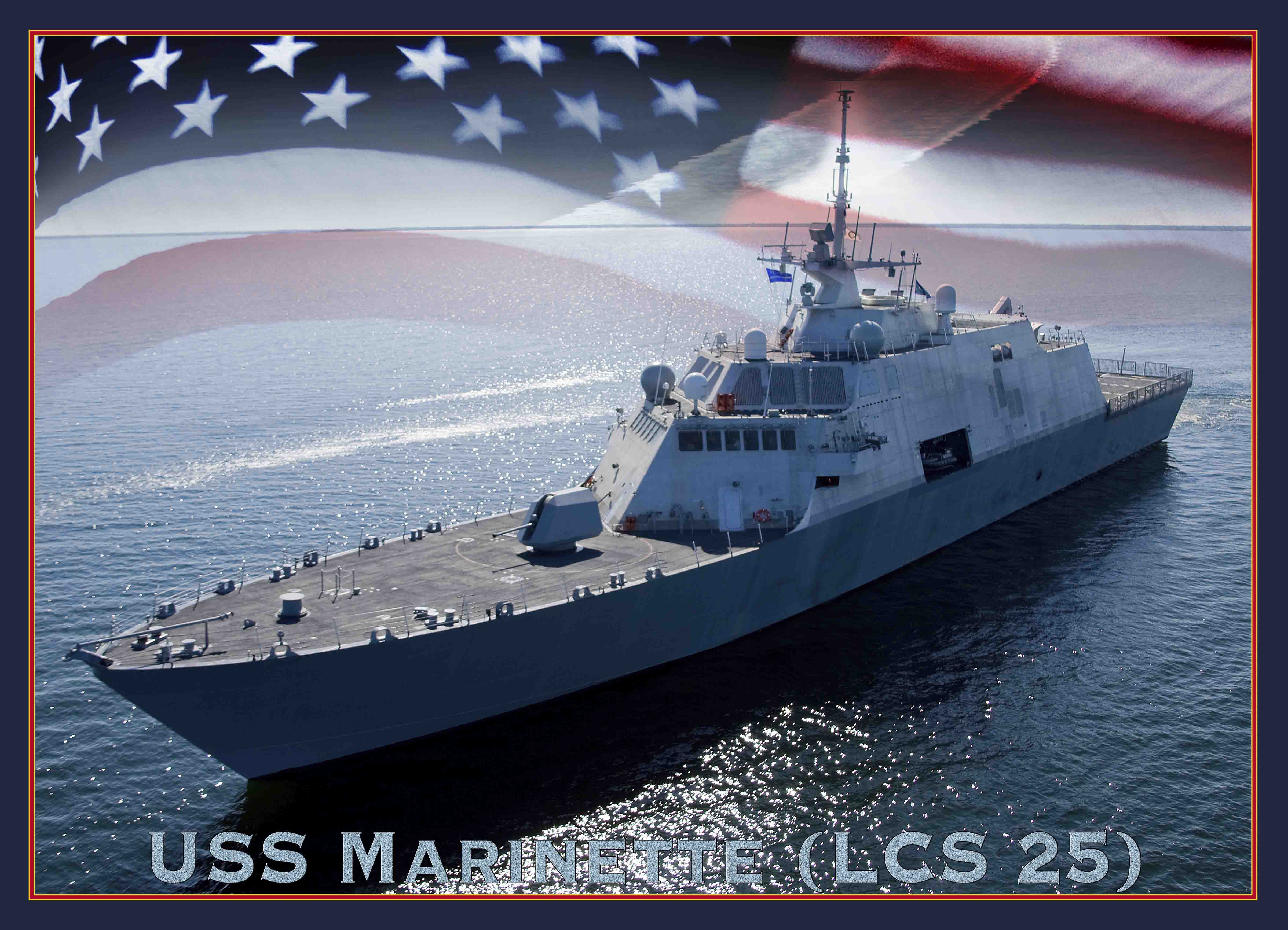 USS MARINETTE LCS-25 Grafik: U.S. Navy