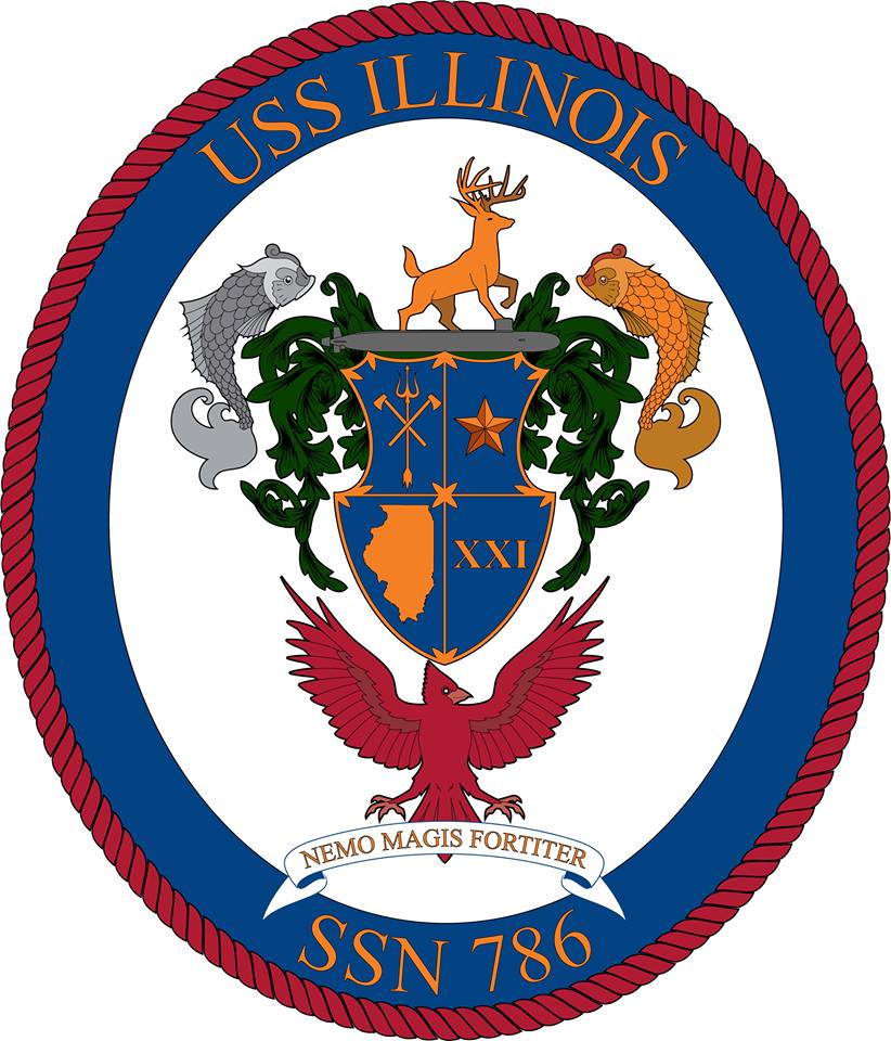 USS ILLINOIS SSN-786 Crest Grafik: U.S. Navy