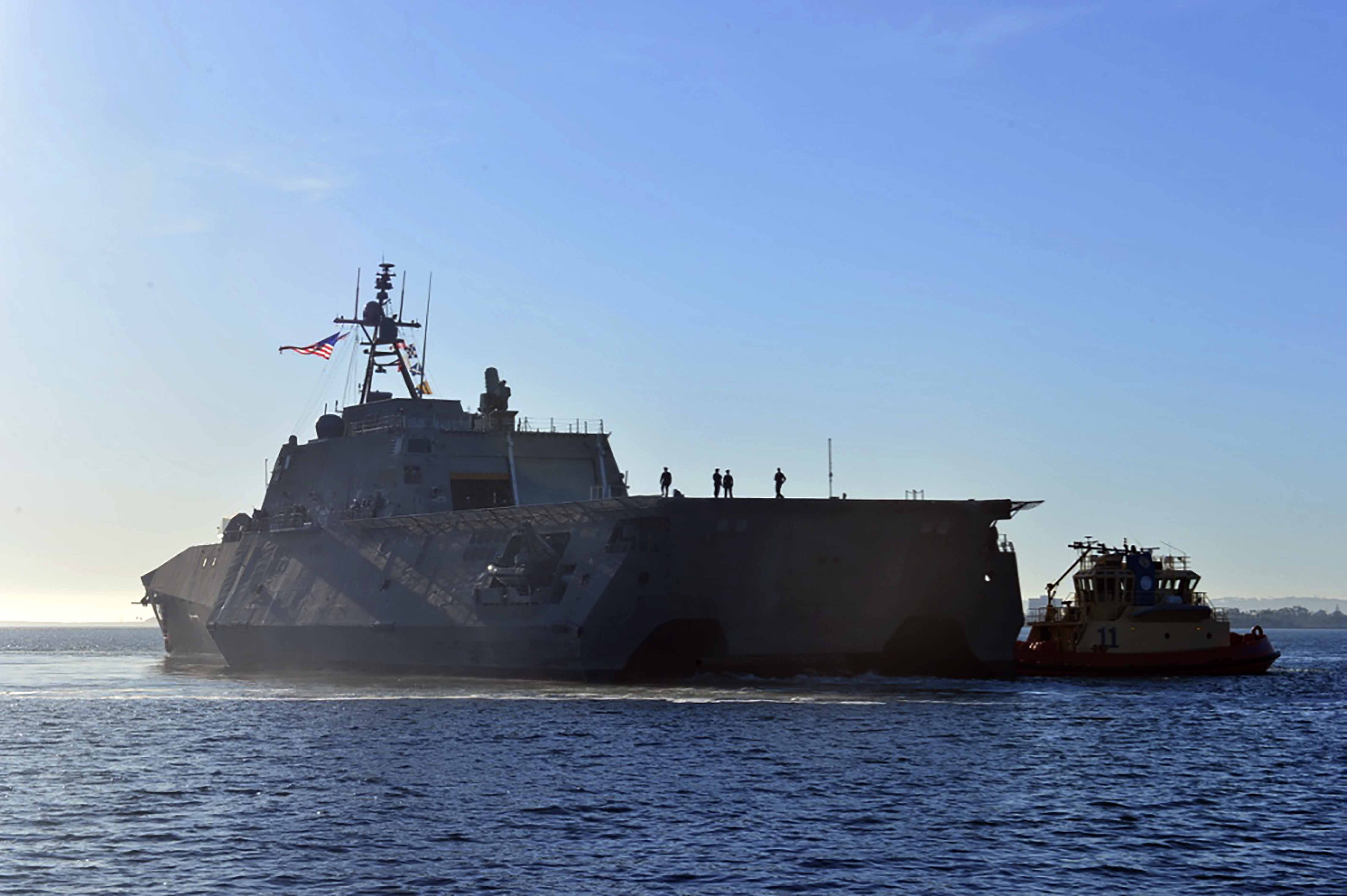 USS MONTGOMERY LCS-8 Einlaufen San Diego am 08.11.2016 Bild: U.S. Navy