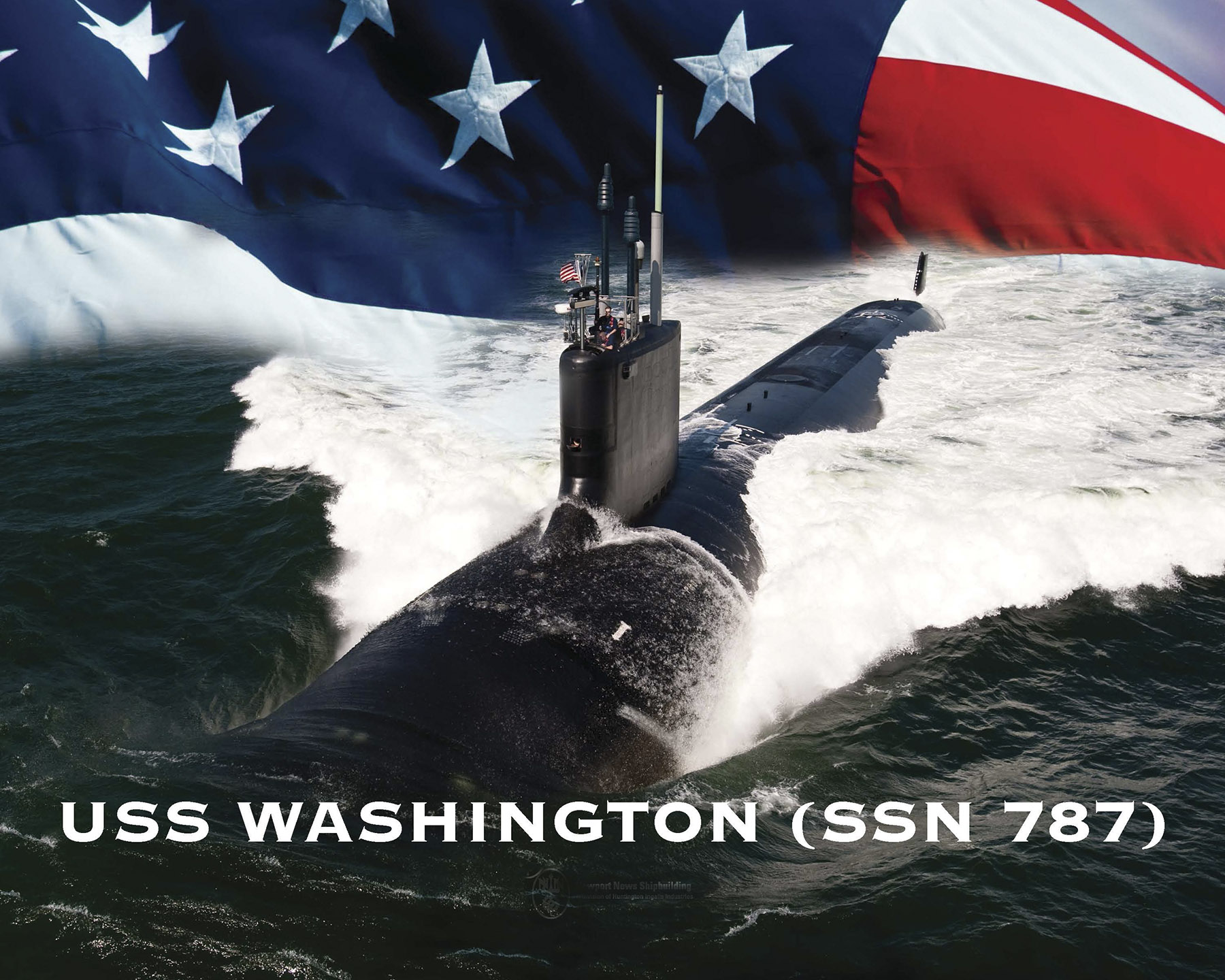 USS WASHINGTON SSN-787 Grafik: U.S. Navy