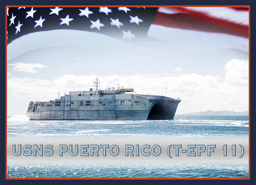 USNS PUERTO RICO T-EPF 11 Grafik: U.S. Navy